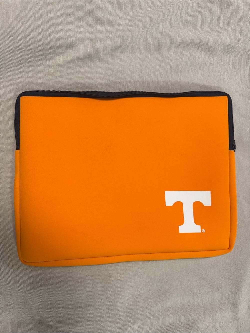 University T Logo Orange Tablet Sleeve - Protective Neoprene Case